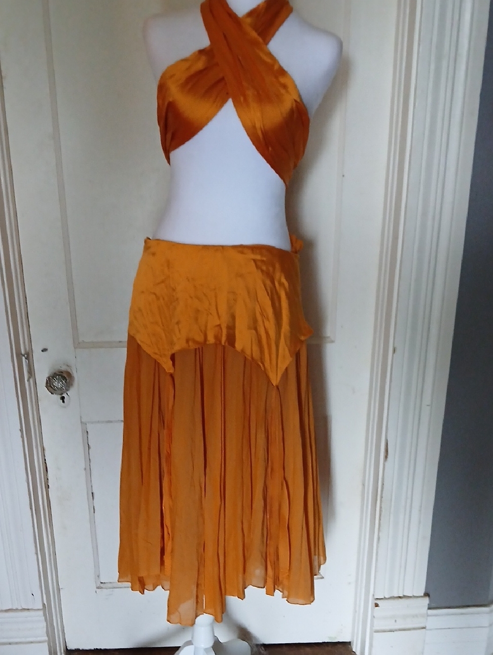 Vintage But NWT Tom Ford For YSL Spring Summer 2004  Collection Silk Blend Skirt - Picture 6 of 7